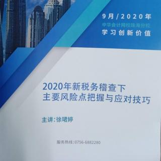 2020新税务稽查下主要风险点把握与应对技巧3