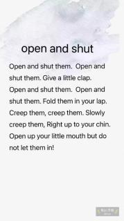 open and shut