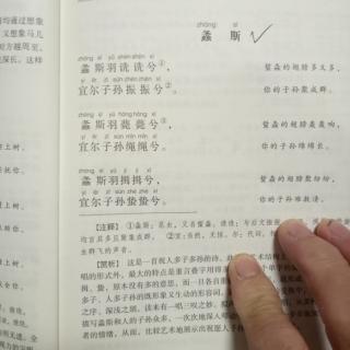 唐调吟诵《诗经.周南.螽斯》