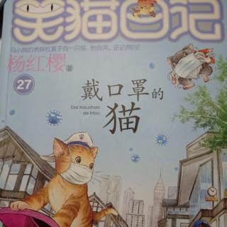 笑猫日记022戴口罩的猫