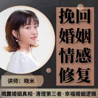 挽回婚姻：婚姻和恋爱的区别（修复婚姻必听课））