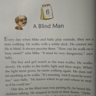 book 1－6 《A Blind Man》