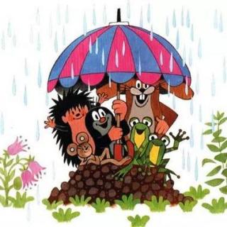 鼹鼠和雨伞--小鱼姐姐讲故事