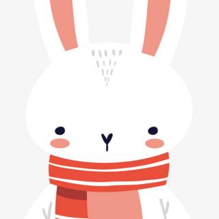 睡前故事《小白兔的红围巾》
