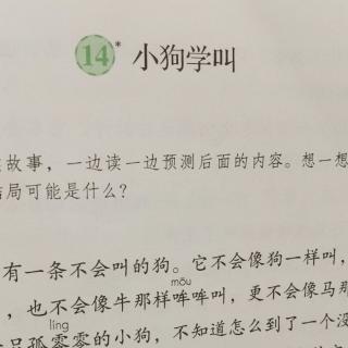 《小狗学叫》