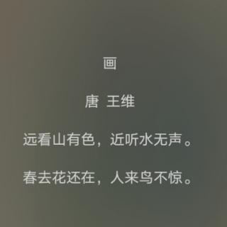 画——唐·王维