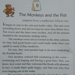 book 1－9《The Monkeys and the Fish》