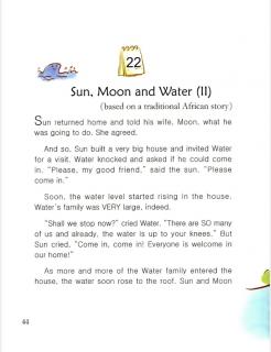 one story a day一天一个英文故事10.22 Sun，Moon and Water II