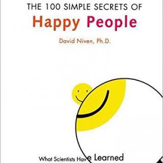 【原版朗读】The 100 Secrets of Happy People 04