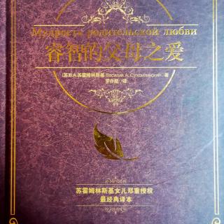 朗读《睿智的父母之爱》42、给儿子的信(8)