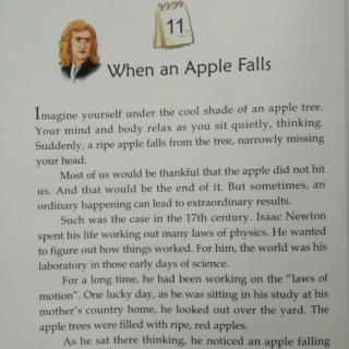 book 1－11《When an Apple Falls》