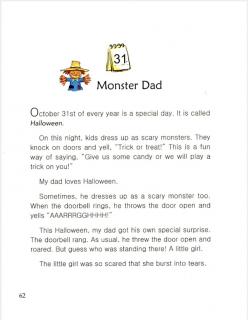 one story a day一天一个英文故事-10.31 Monster Dad