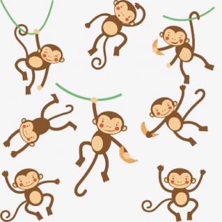 Ten monkeys