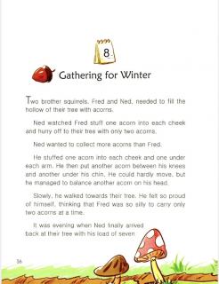one story a day一天一个英文故事-11.8 Gathering for Winter