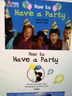 How to have a party