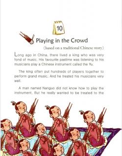 one story a day一天一个英文故事-11.10 Playing in the Crowd