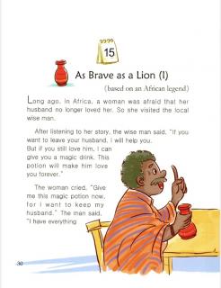 one story a day一天一个英文故事-11.16 As Brave as a Lion I