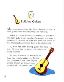 one story a day一天一个英文故事-11.19 Building Guitars
