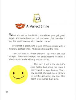 one story a day一天一个英文故事-11.20 A Perfect Smile
