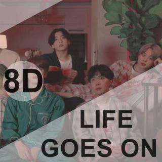 [8D环绕版]BTS - Life Goes On(耳机食用更佳)