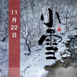 晚安诗散步二十四节气小雪