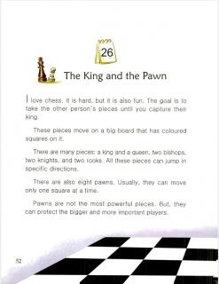 one story a day一天一个英文故事-11.26The King and the Pawn