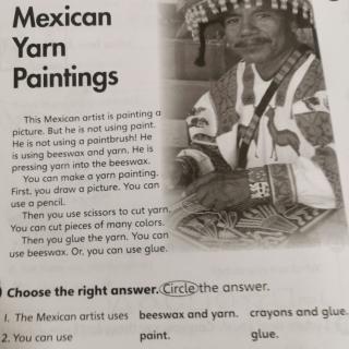 Mexican yarn Paintings