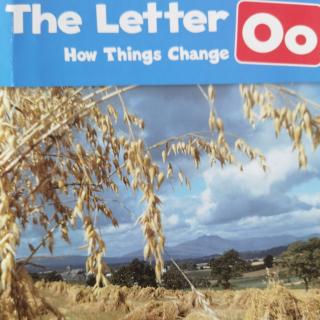 The letter o-How things change