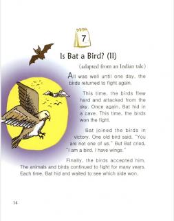 one story a day一天一个英文故事-12.7 Is Bat a Bird？ II