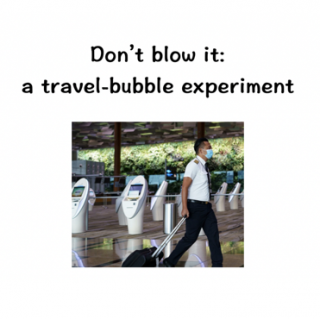 vol.19 | Don't blow it: a travel-bubble experiment