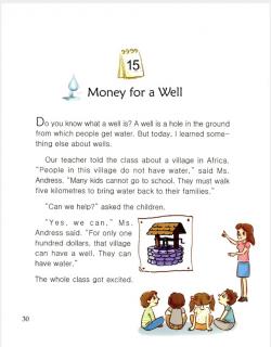 one story a day一天一个英文故事-12.15 Money for a Well
