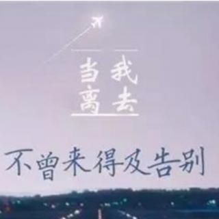 《当我离去》文/碑林路人  诵读：想念