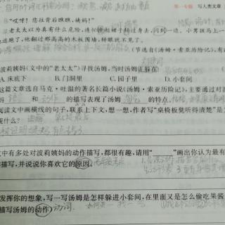 四年级一本阅读第8页《淘气鬼汤姆》