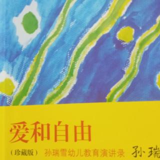 爱和自由第二十章：怎样努力才能为孩子创造好环境