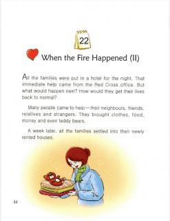 one story a day一天一个英文故事-12.22 When the fire Happened II