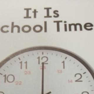it is school time