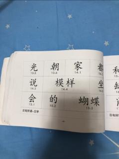 识字手册25~30页