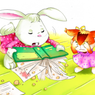 睡前故事《小兔借书》