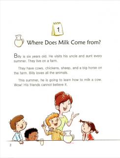 one story a day一天一个英文故事1.1-Where Does Milk Come From？