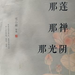 《那莲那禅那光阴》雪小禅——与自己独处的时候（家长篇）