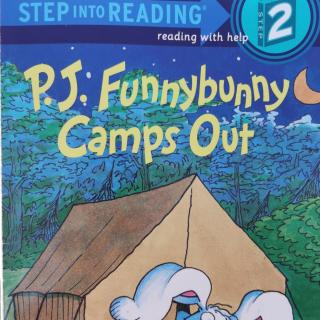 PJ funnybunny camps out