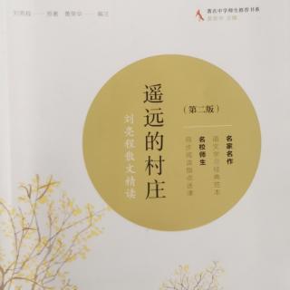 遥远的村庄（刘亮程）——对一朵花微笑（家长篇）