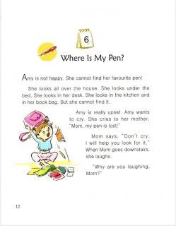 one story a day一天一个英文故事-1.6 Where is My Pen？