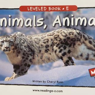 RAZ LevelE 703 - Animals,Animals