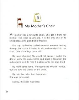 one story a day一天一个英文故事-1.9 My Mother's Chair