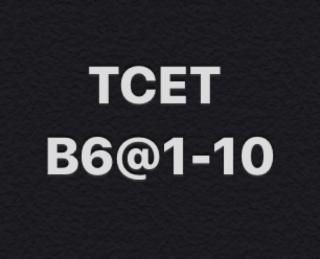 TCET考试B6@1-10