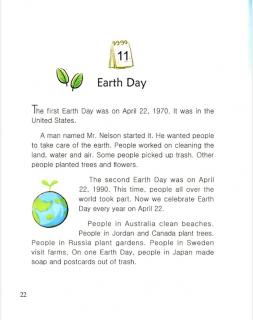 one story a day一天一个英文故事-1.11 Earth Day