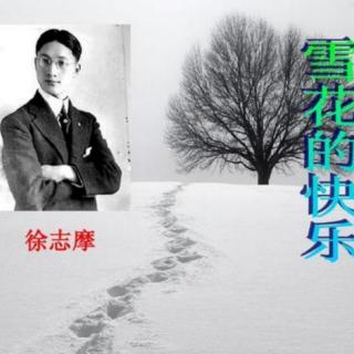 《雪花的快乐》 徐志摩