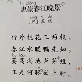 葛浩辰惠崇春江晚景