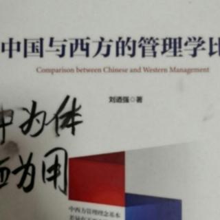 《中国与西方的管理学比较》第20章：中国管理学的缺陷和不足